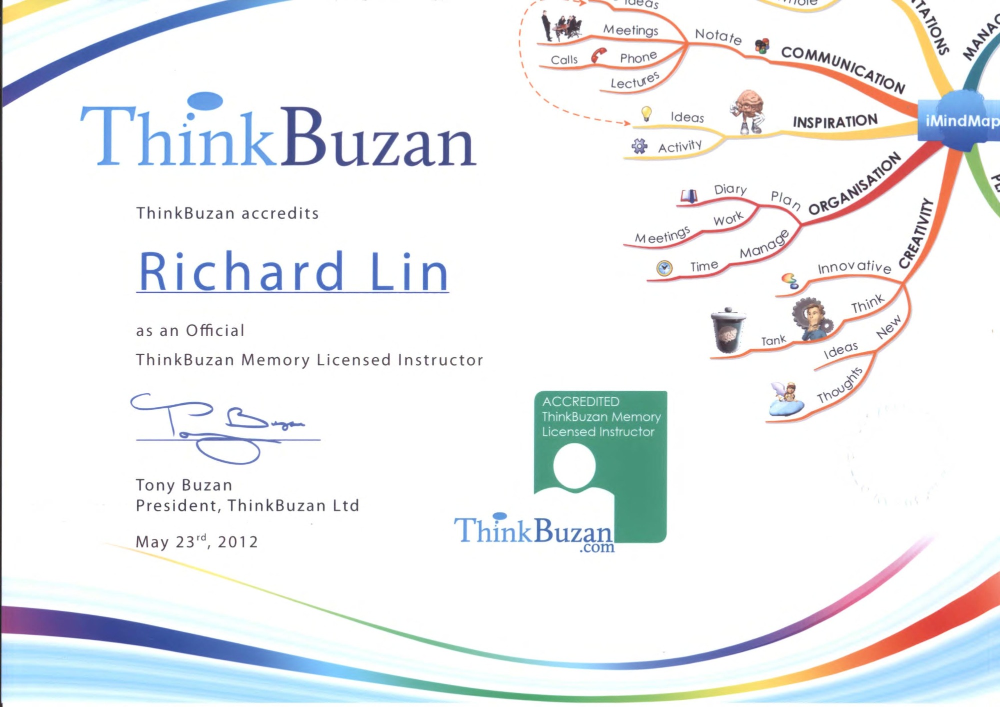 Thinkbuzan授權記憶力講師